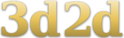 3d 2d logo